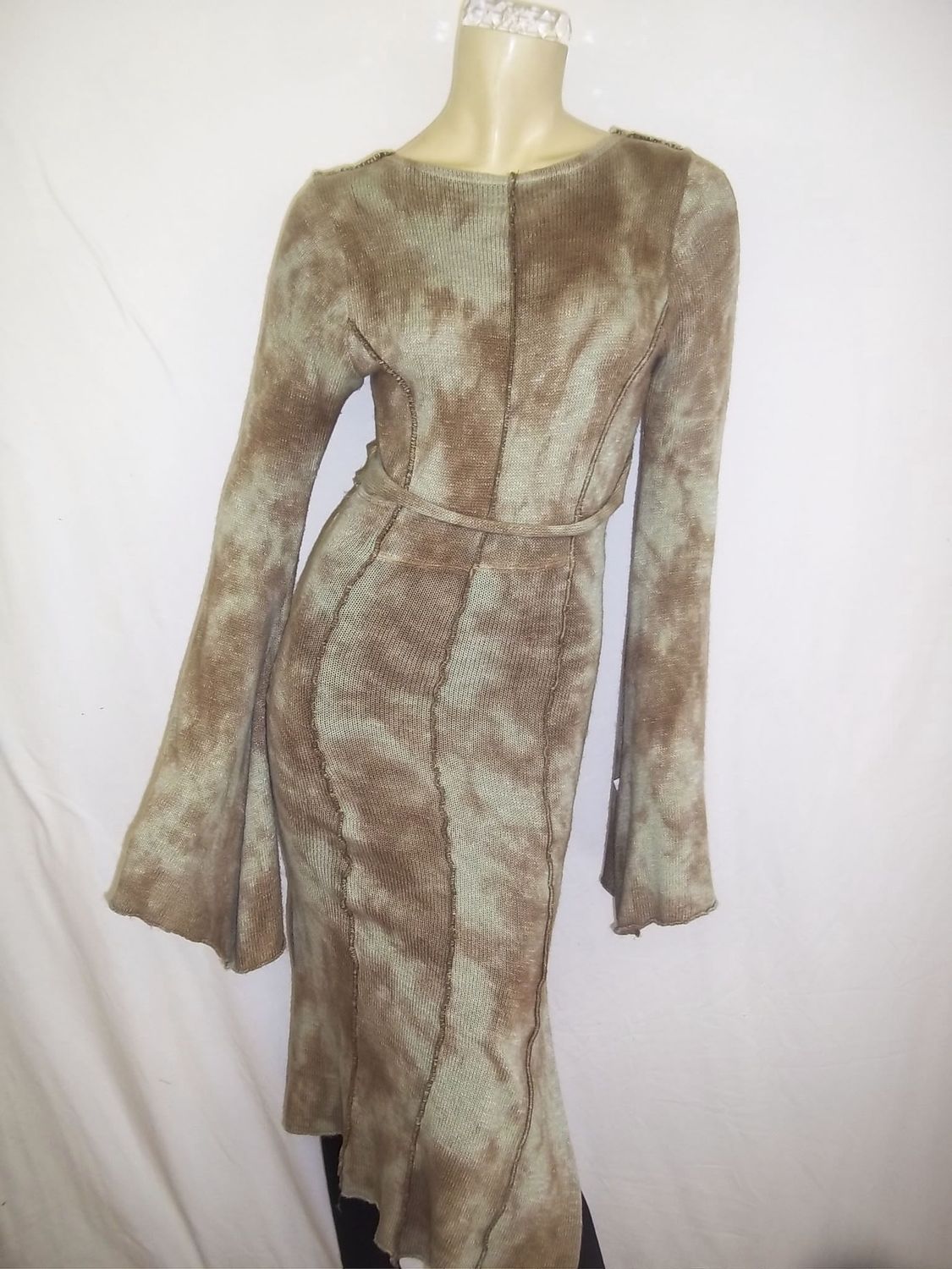 Sky-Dye Sweater Dress, Size: X/S