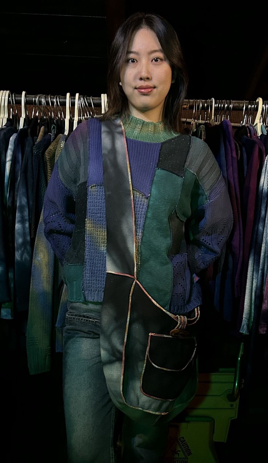 Long Sleeved Sky-Dye Sweater