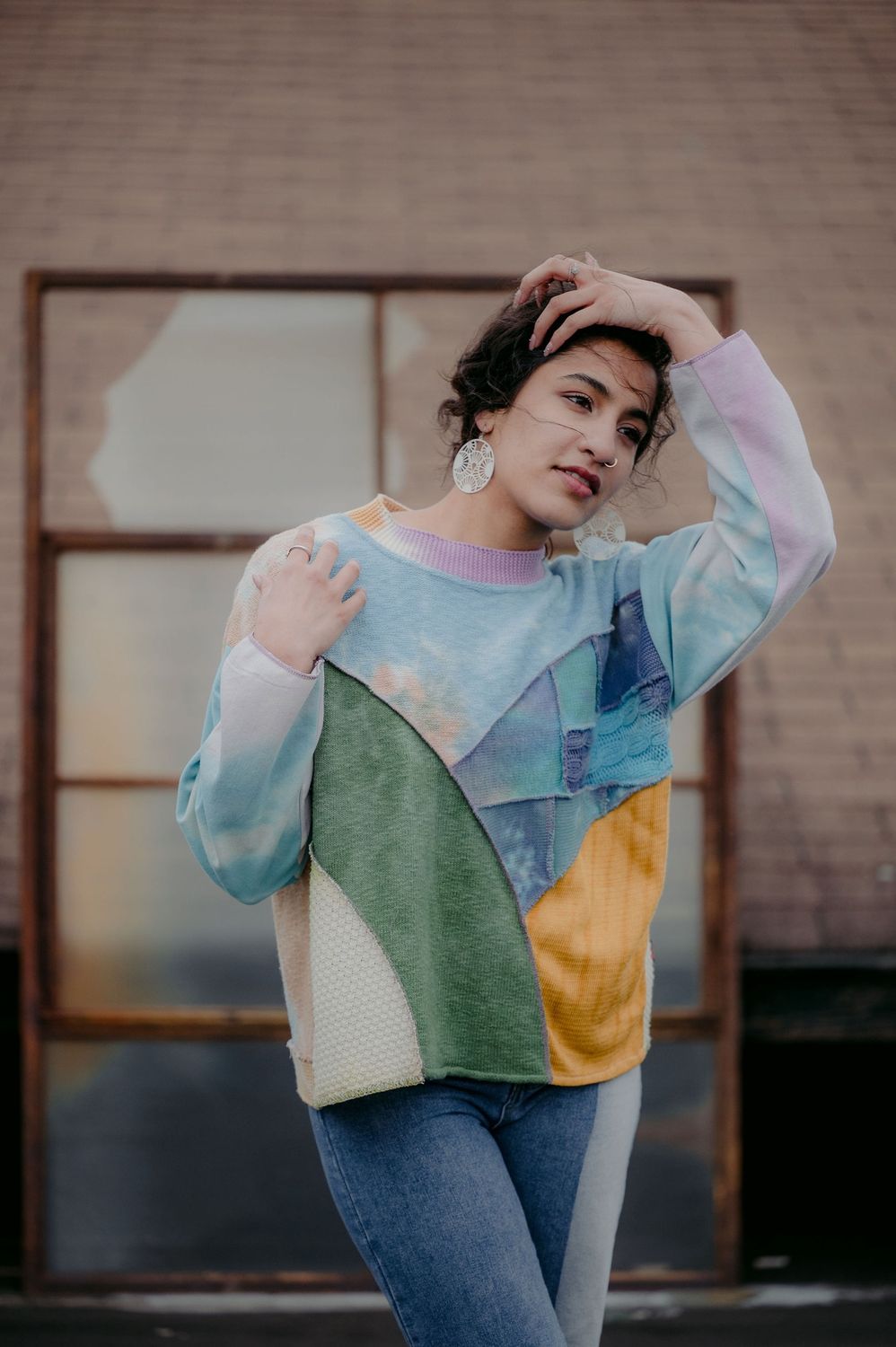 Sunrise Pullover in Spring Sky