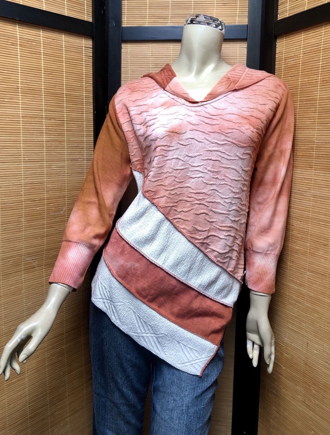 Fresh Fruit Sky-Dye Long Long-Sleeved Hooded Pullover in Sunny Ocher Spring