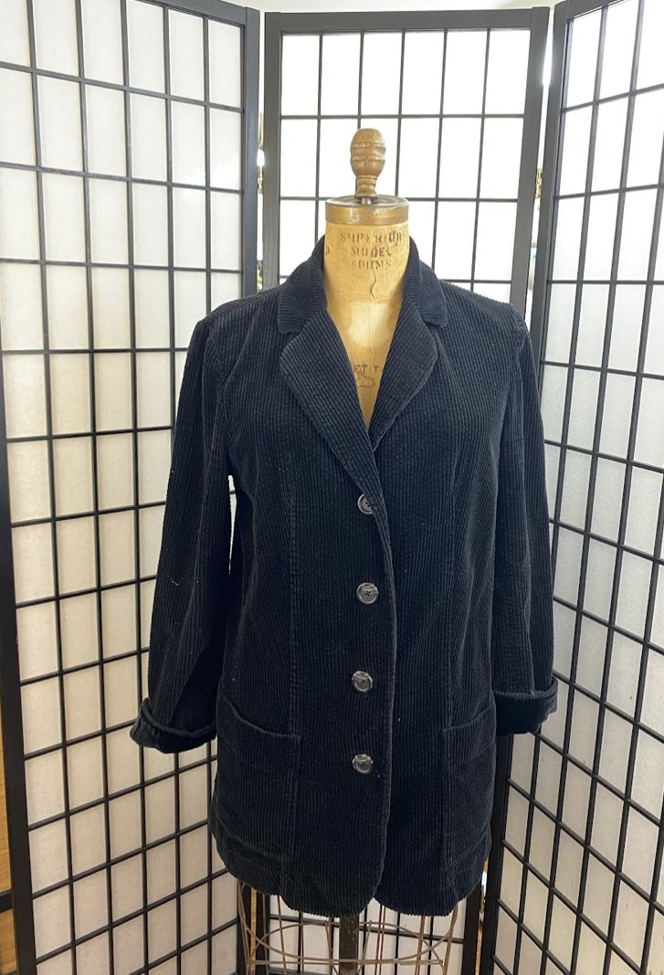 Embroidered Corduroy Jacket