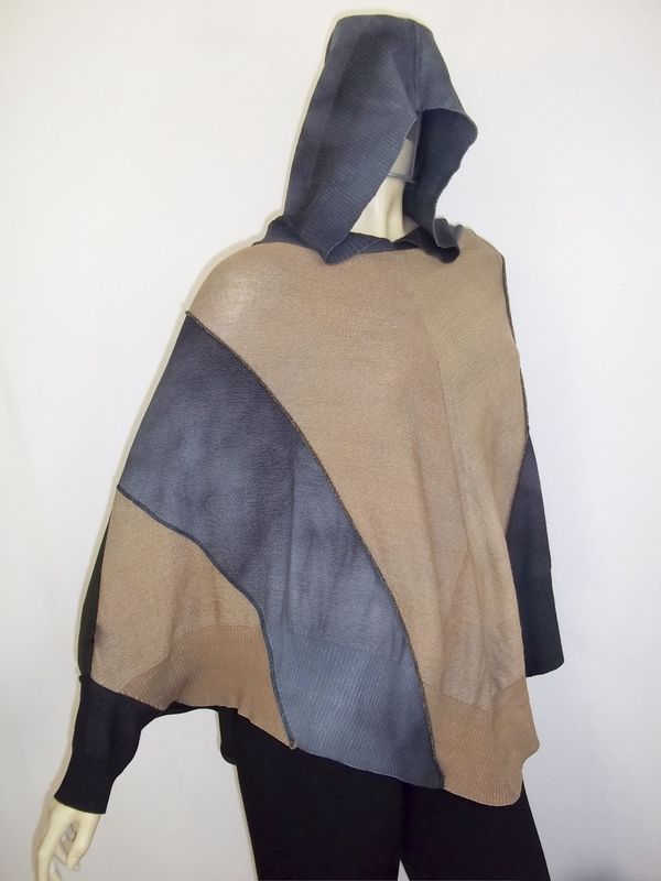 Hooded Poncho w/ Sleeve