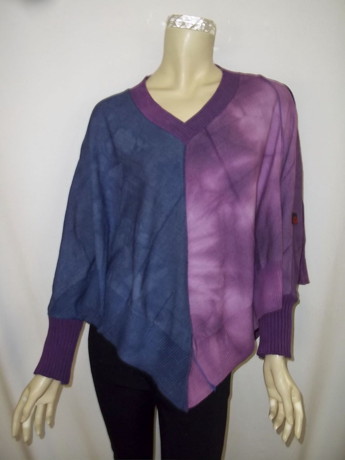 Two-Tone Poncho