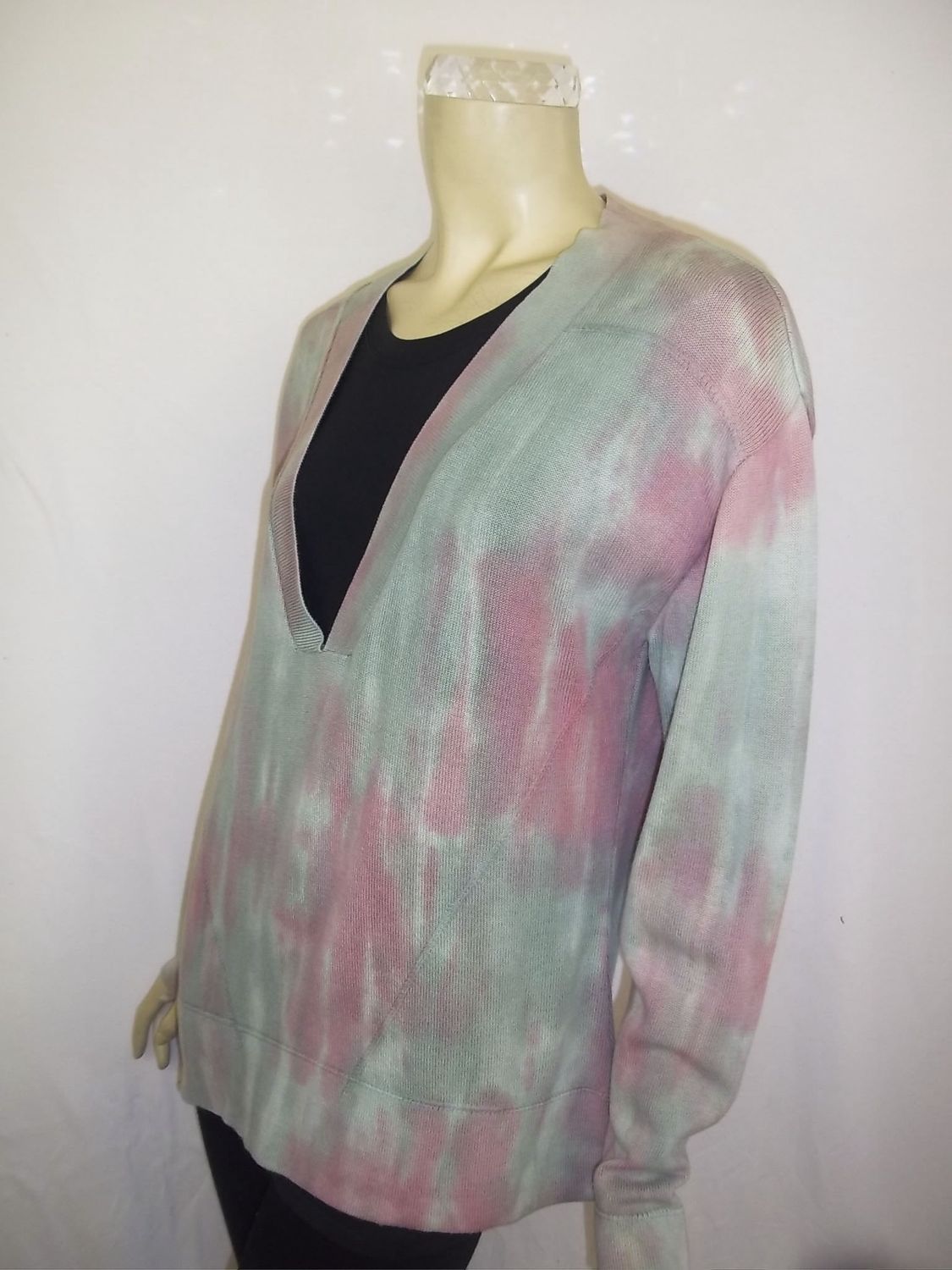 Summer Vintage Sky-Dye Sweatshirt in Pink Summertime Beauty