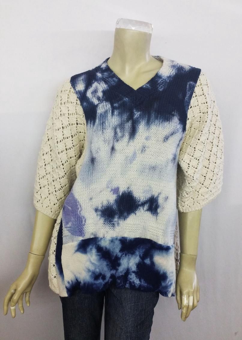 Fresh Fruit Sky-Dye Long Pullover in Ultramarine Spring Love