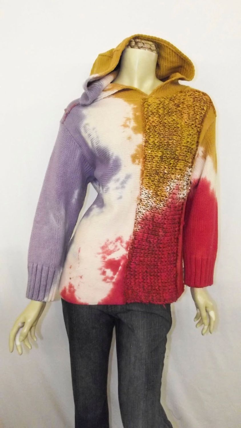 Fresh Fruit Sky-Dye Mid Hooded Pullover in Spring Shadow Emotive