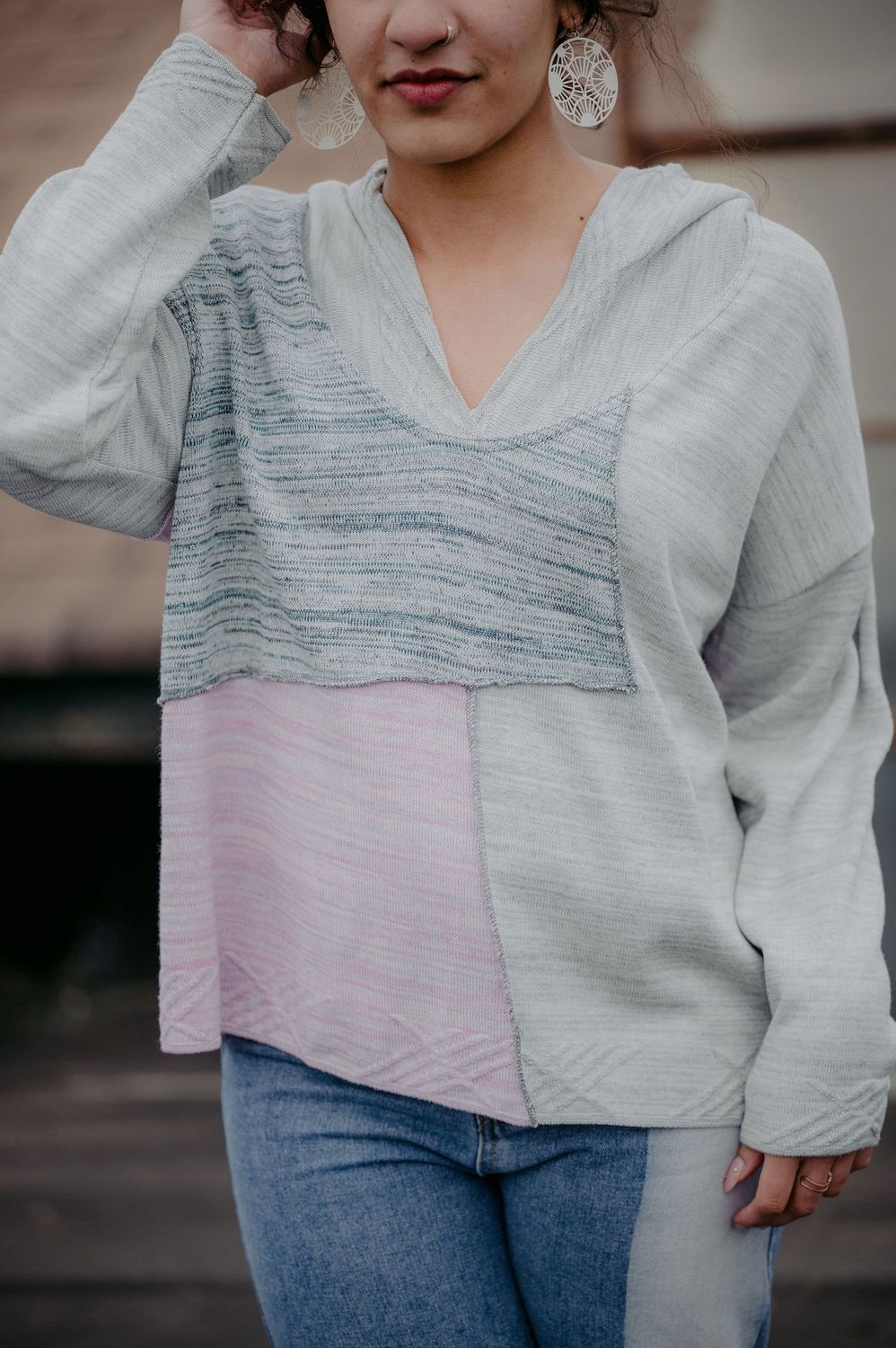 Garret Hoodie in Pink Fusion