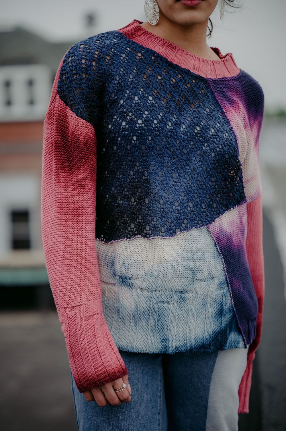 Garret Pullover in Sailor&#39;s Delight, Size: Small/Medium, Color: Morning