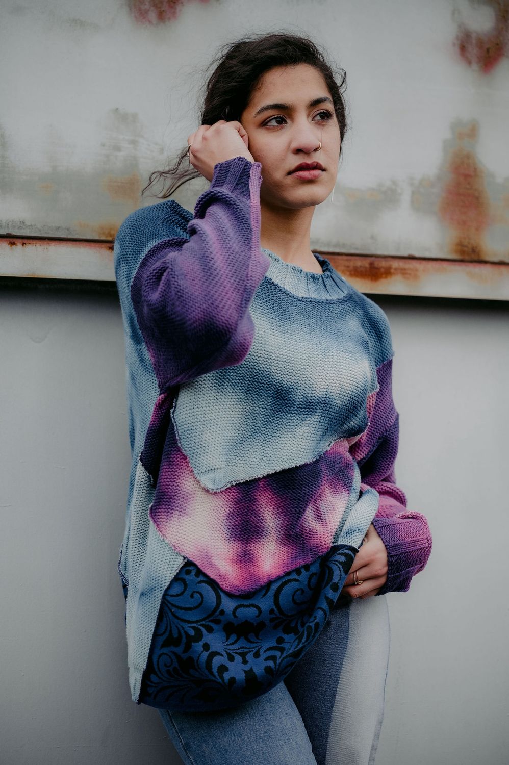 Sterling Ridge Pullover in Sailor&#39;s Delight, Size: Small/Medium, Color: Navy (Chunky Knit)