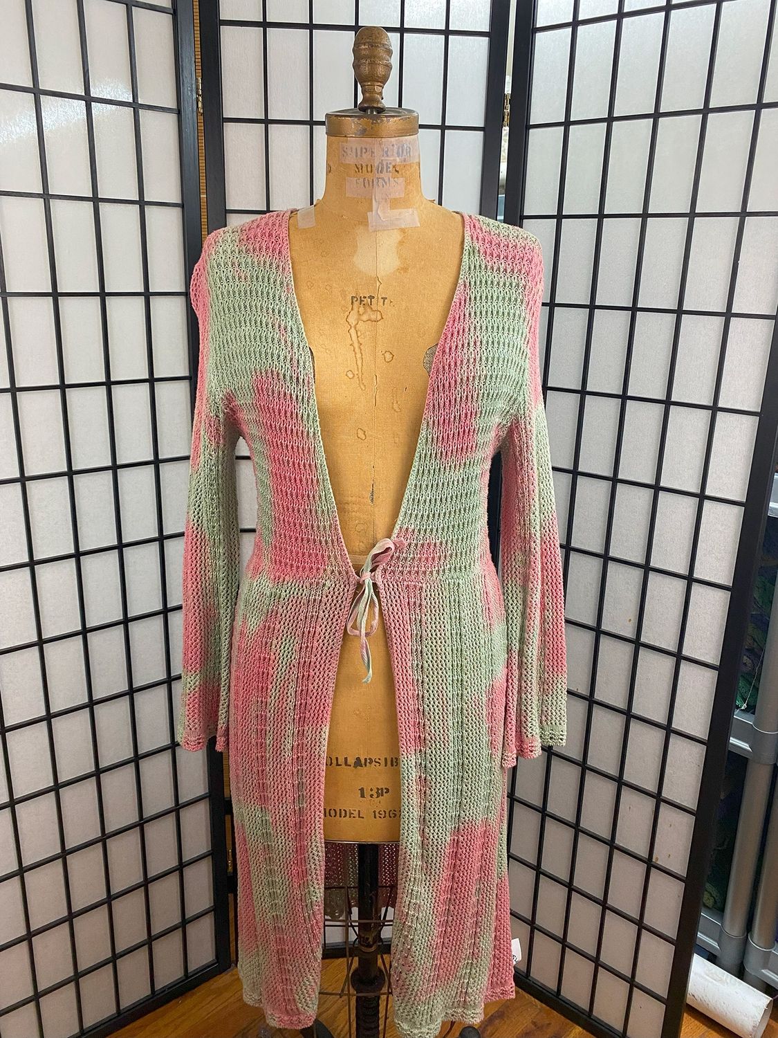 Fresh Fruit Sky-Dye Long Long-Sleeved Robe in Regal Spring Sunrise