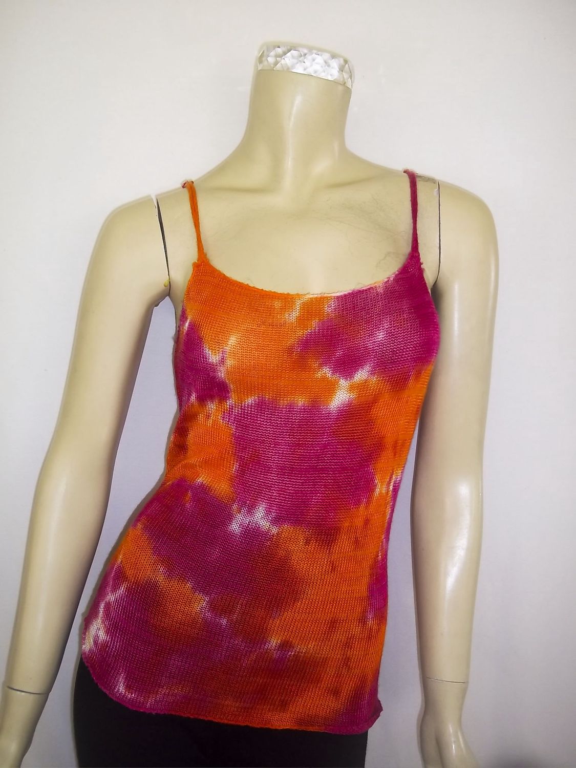 Summer Vintage Sky-Dye Tank-Top in Bright Summer