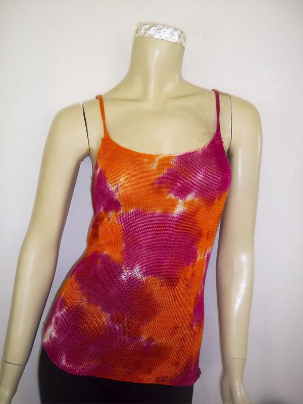 Summer Vintage Sky-Dye Tank-Top in Bright Summer