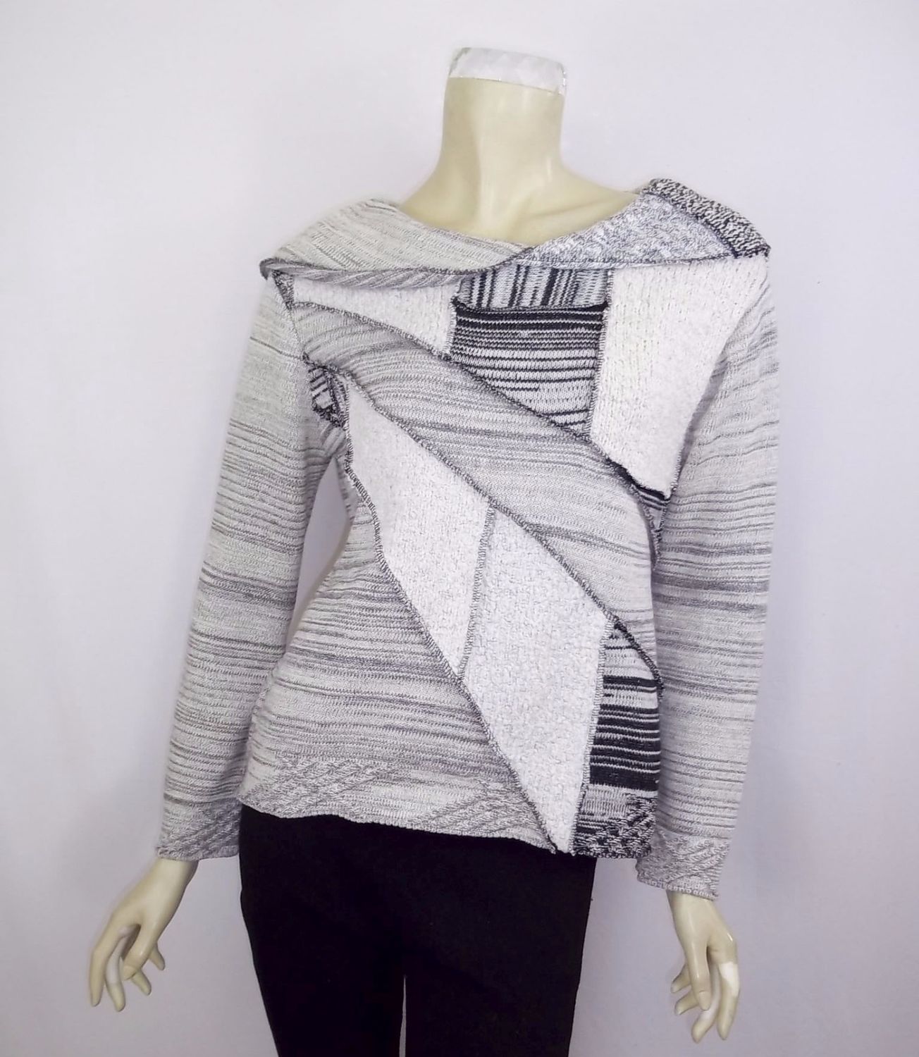 New Star Sweater Petal Grey/Nat