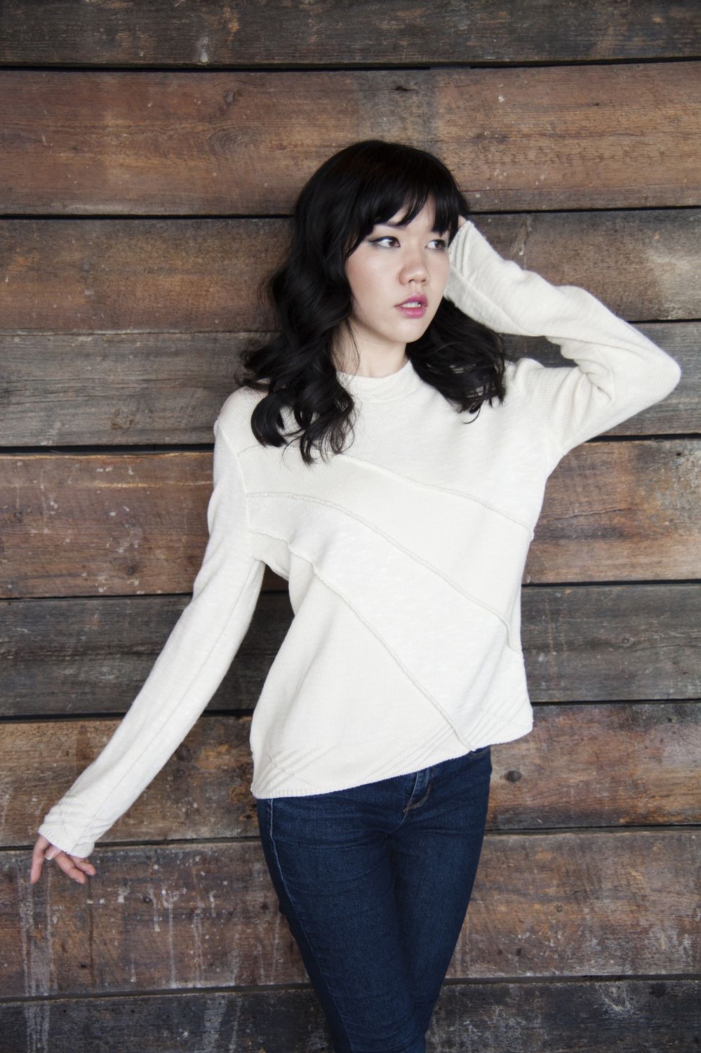 Signature mock sweater