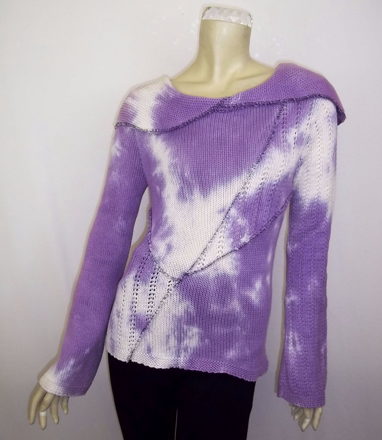 Star l/s, Size: XS, Color: Violet/Blanche