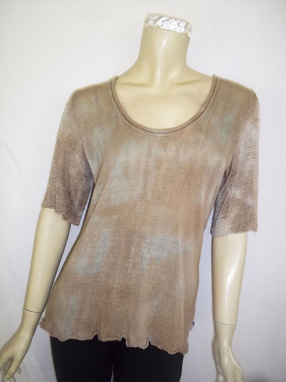 Scoop neck long s/s