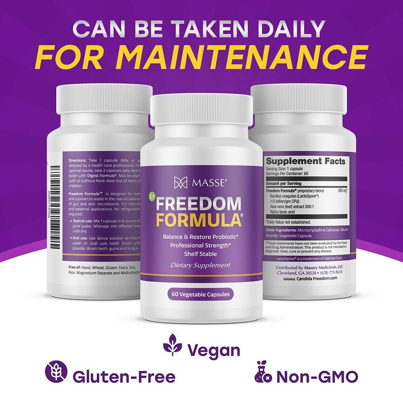 Candida Freedom Probiotic 60 Ct