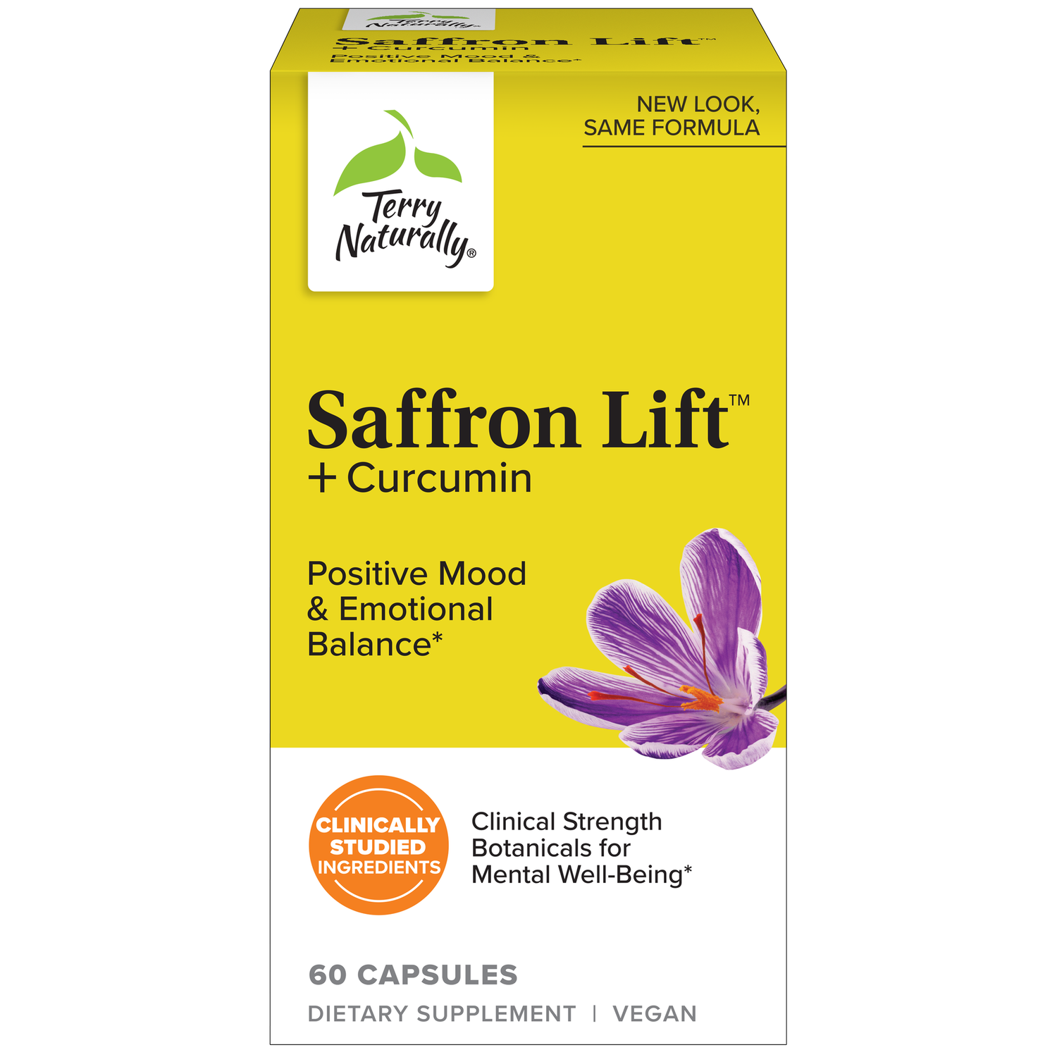Saffron Lift + Curcumin 60 Caps
