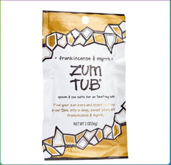 Zum Tub Bath Salts Packets - Frankincense &amp; Myrrh