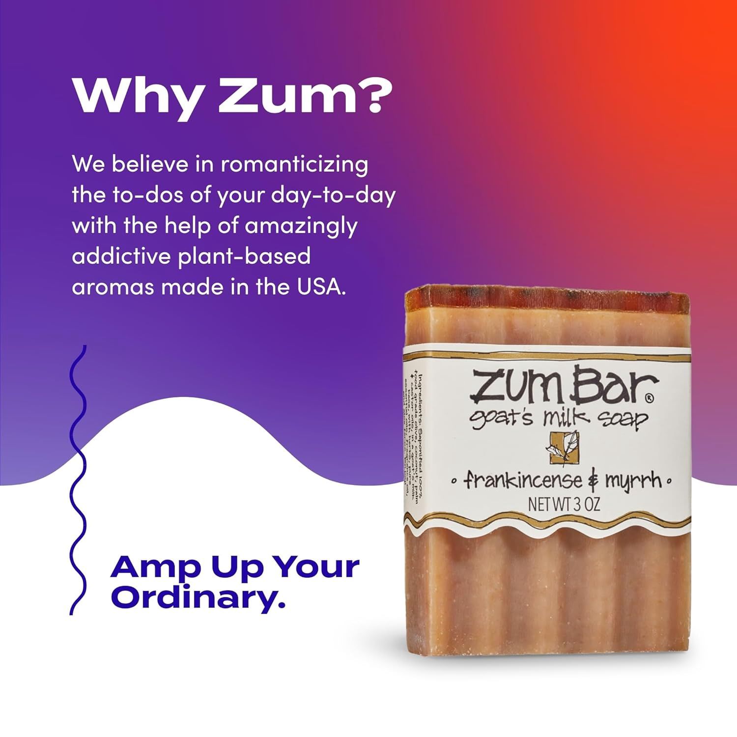 Zum Bar - Frankincense &amp; Myrrh