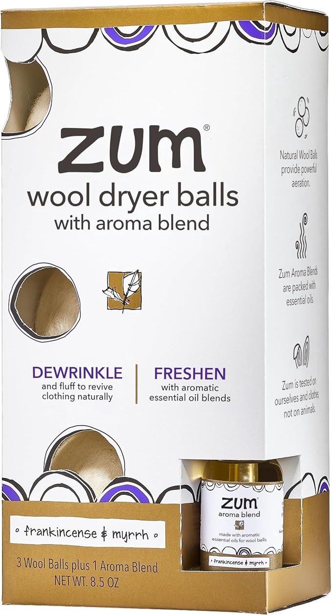Zum Clean Dryer Balls - Frankincense &amp; Myrrh