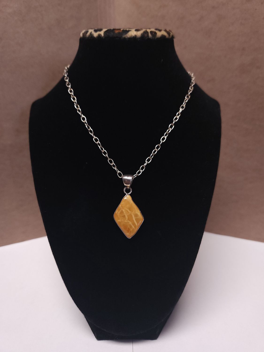 Amber Pendant - SS