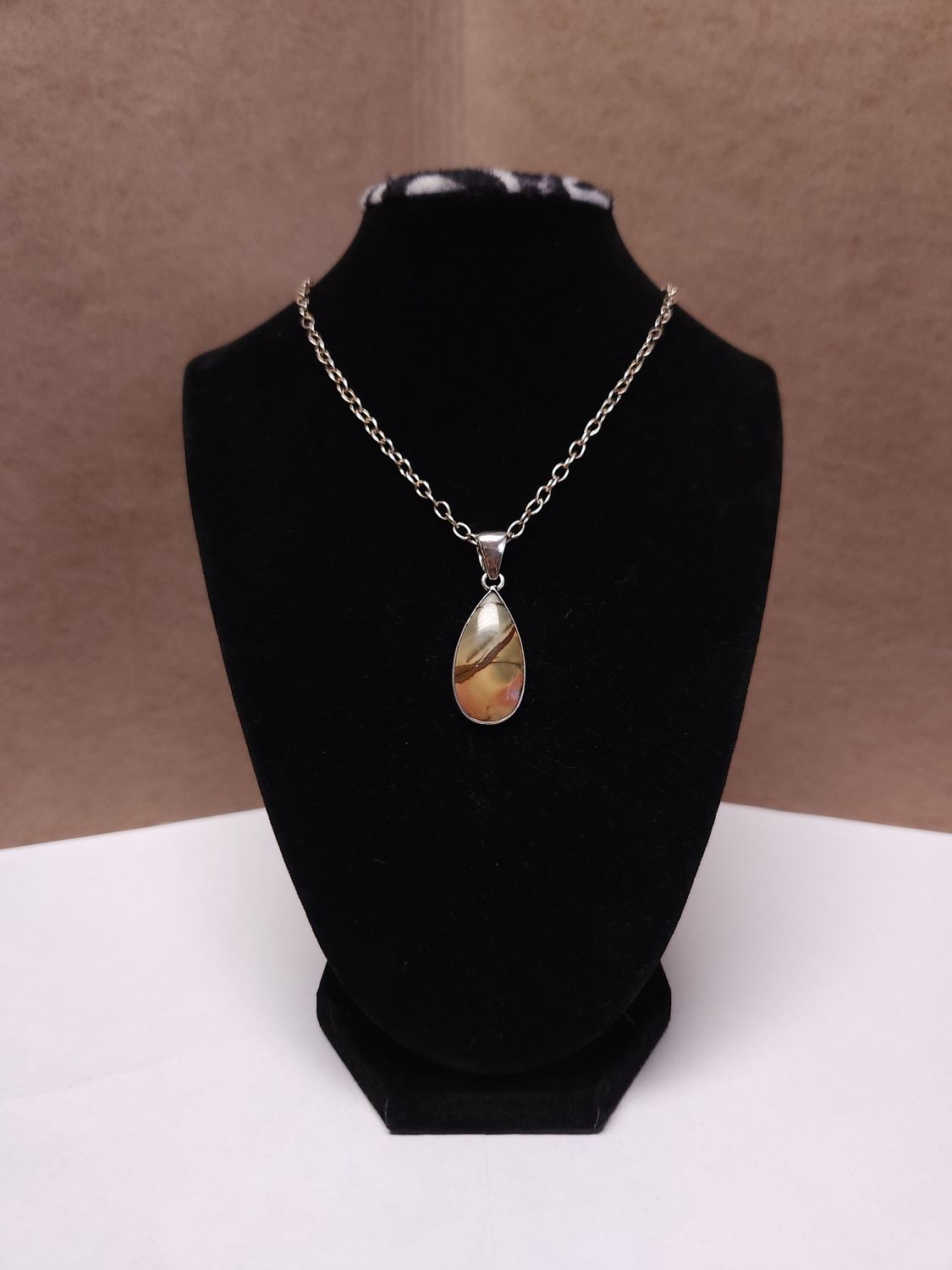 Red Creek Jasper Pendant SS