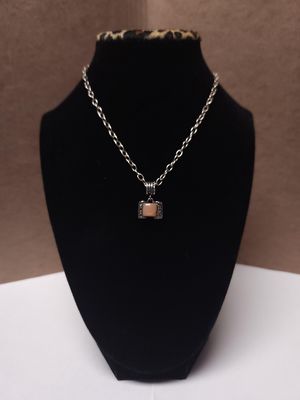 Peach Stone Pendant