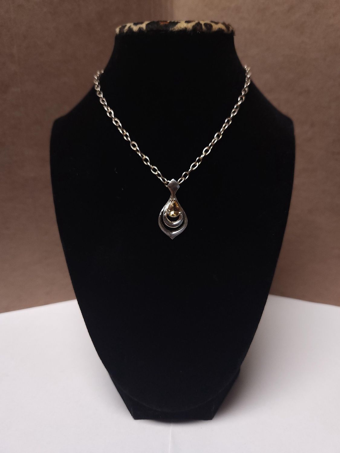 Imperial Topaz Pendant SS