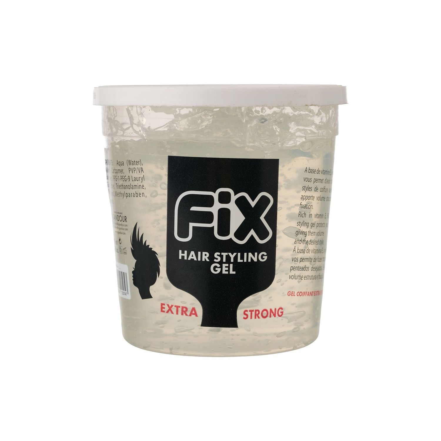 Fix hair styling gel (white)