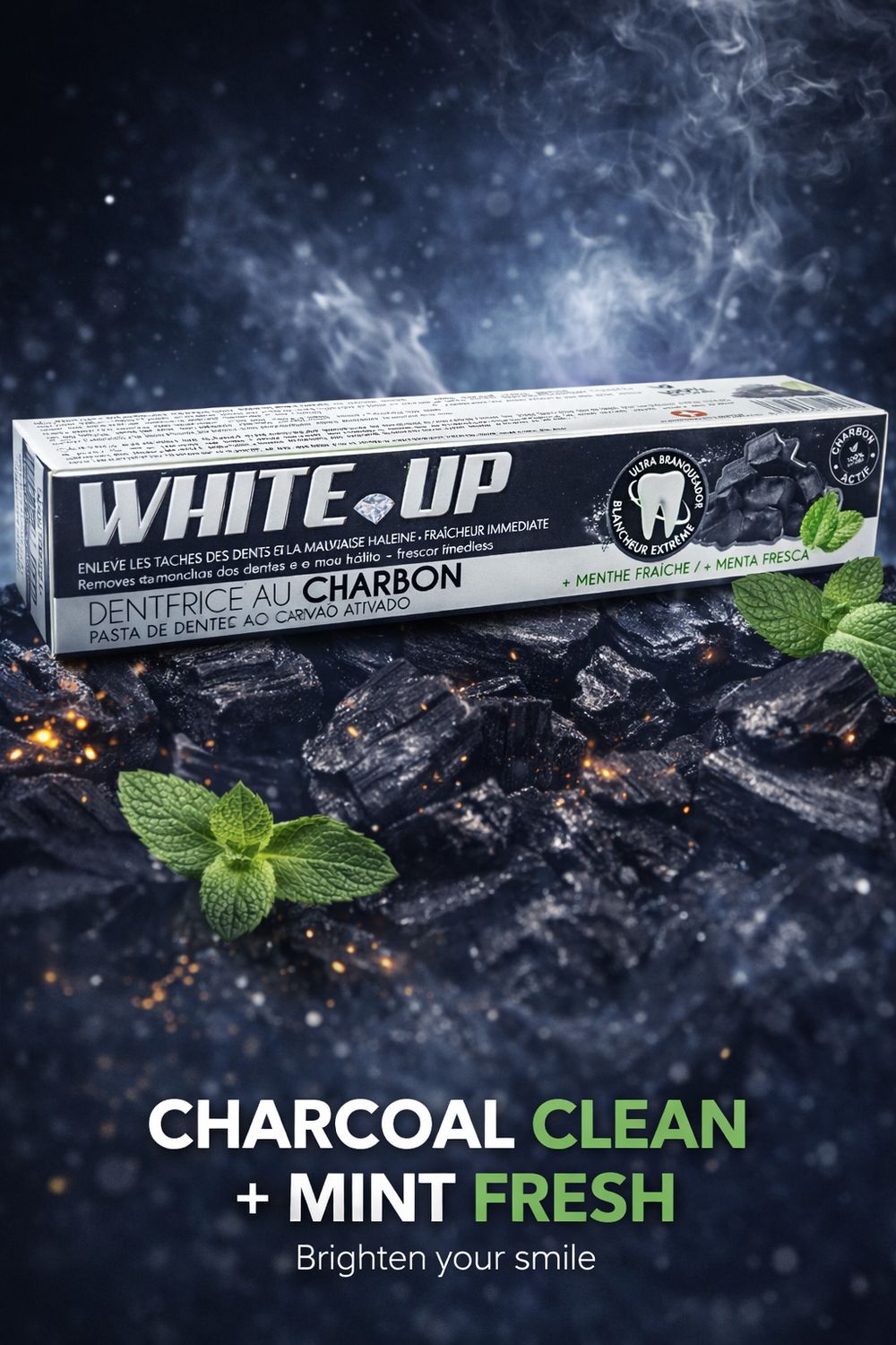 White up charbon toothpaste 50grs