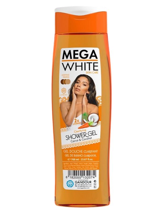 MEGA WHITE SHOWER GEL 700ML