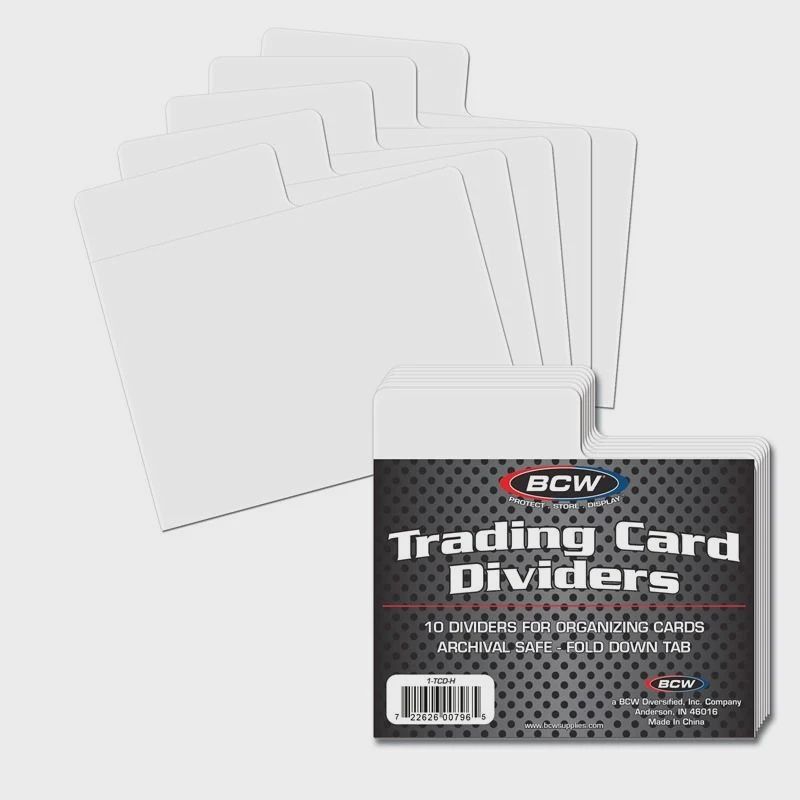 BCW Trading Card Dividers - Horizontal