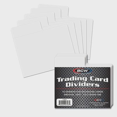 BCW Trading Card Dividers - Horizontal