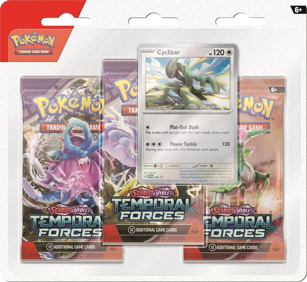Temporal Forces 3 Pack Blister, Colour: Cyclizar