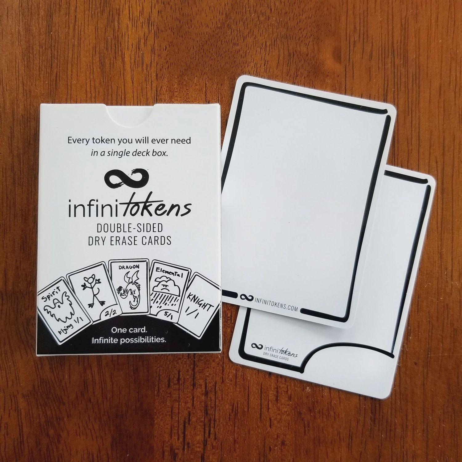 Dry Erase Cards/Tokens, Color: Black