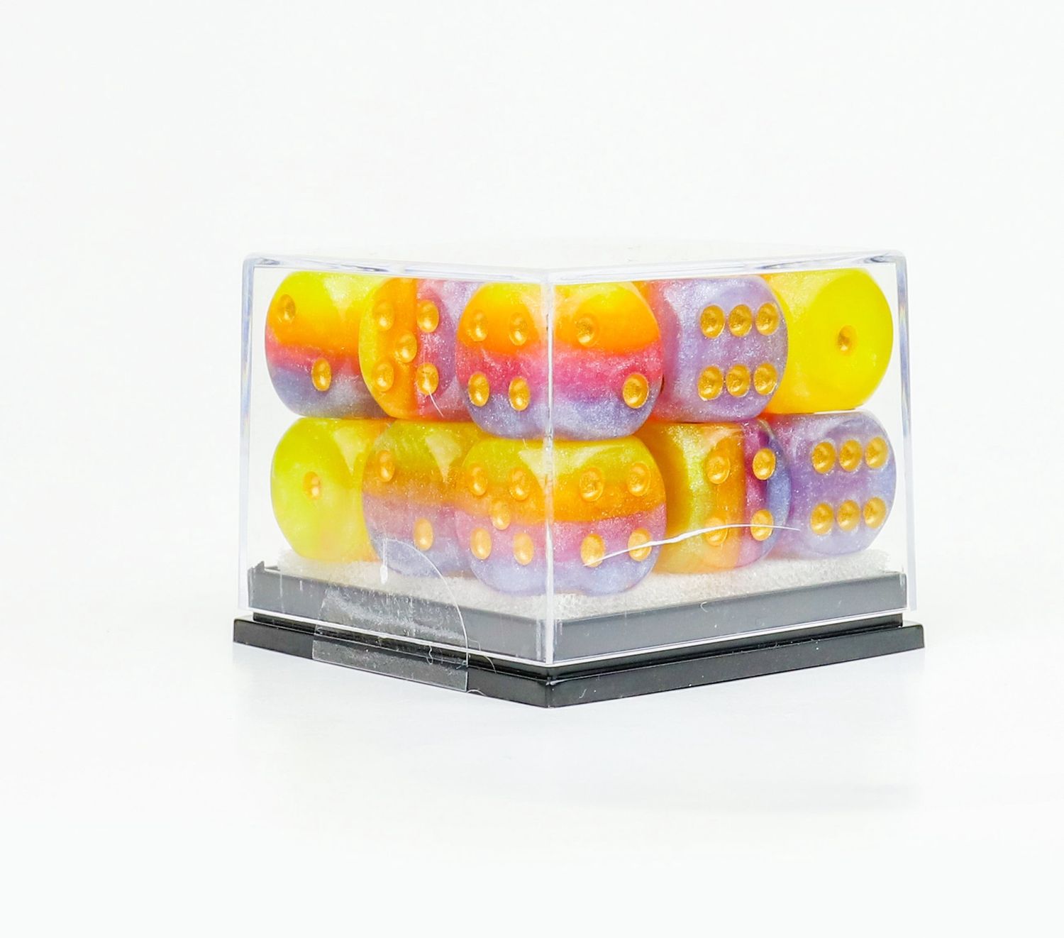 Dice D6 Dice Set - 12mm, Color: Tahitian Sunset