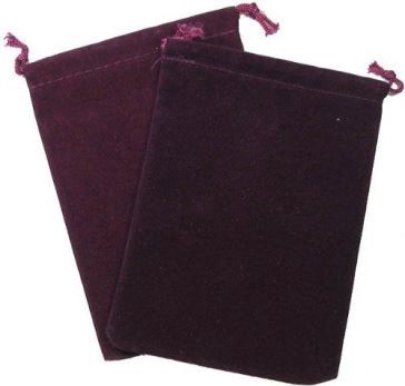 Small Dice Bag, Color: Burgandy
