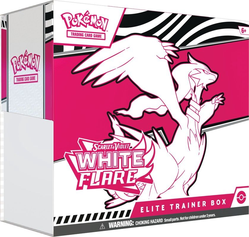 Scarlet &amp; Violet 10.5 Elite Trainer Box, Color: White Flare