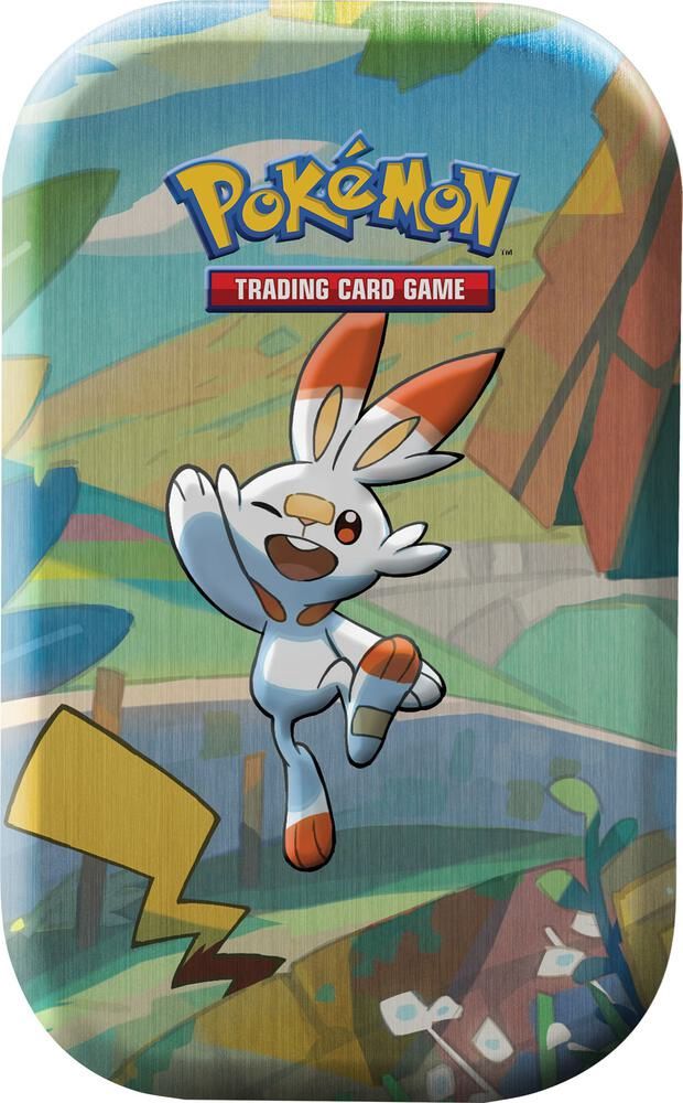 Galar Pal Mini Tin, Color: Scorbunny &amp; Pikachu