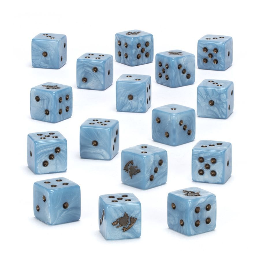 Warhammer 40,000 Dice, Color: Space Wolves