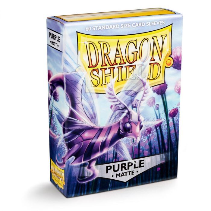 Dragon Shield Sleeves: Standard Matte [60CT], Color: Purple