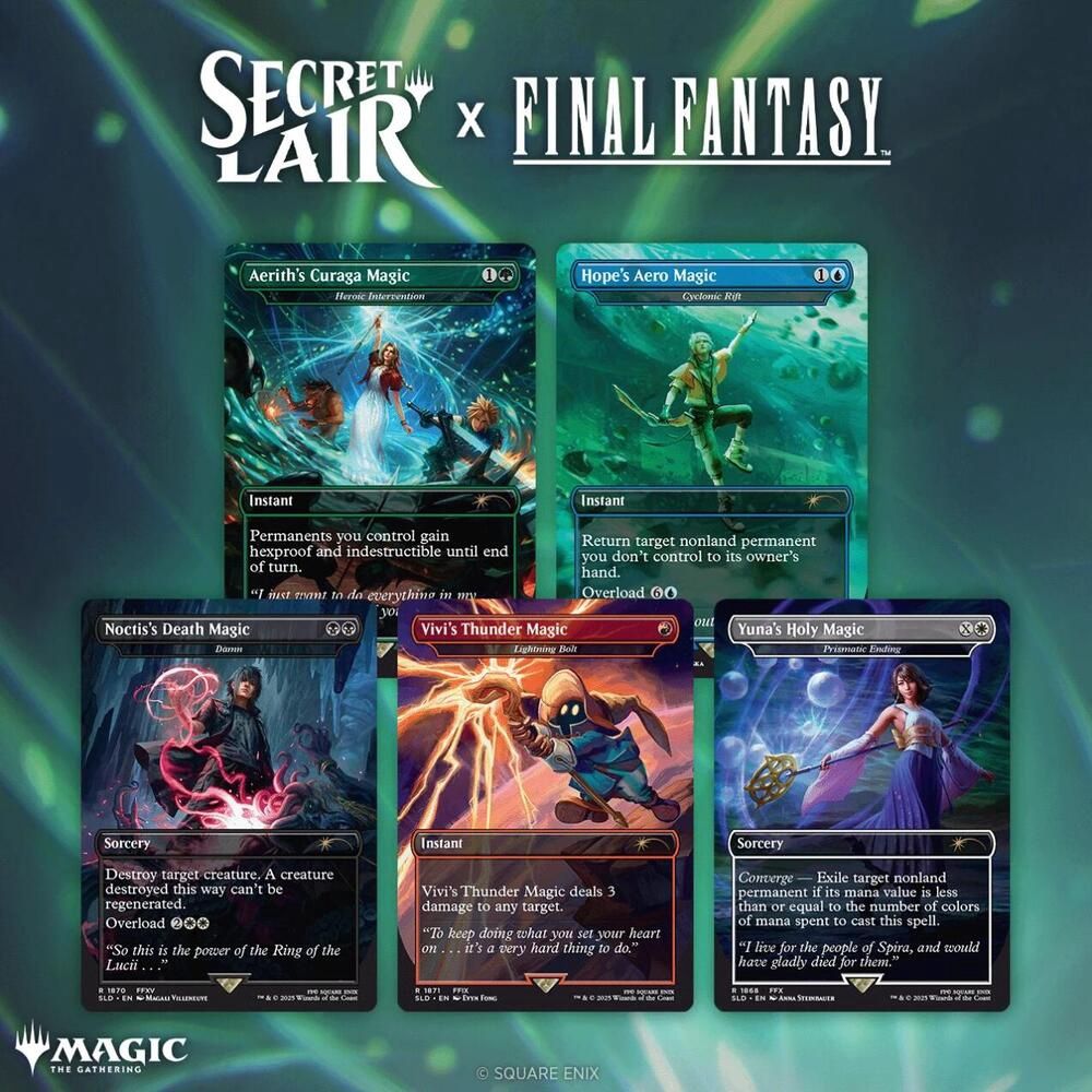Final Fantasy: Grimoire, Treatment: Non-Foil