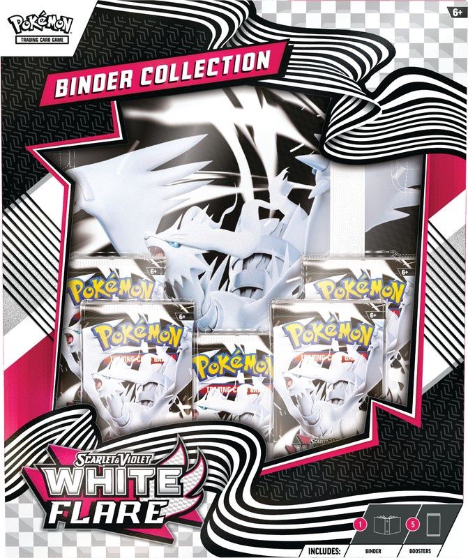 Scarlet &amp; Violet 10.5 - Black Bolt Binder Collection, Deck: White Flare