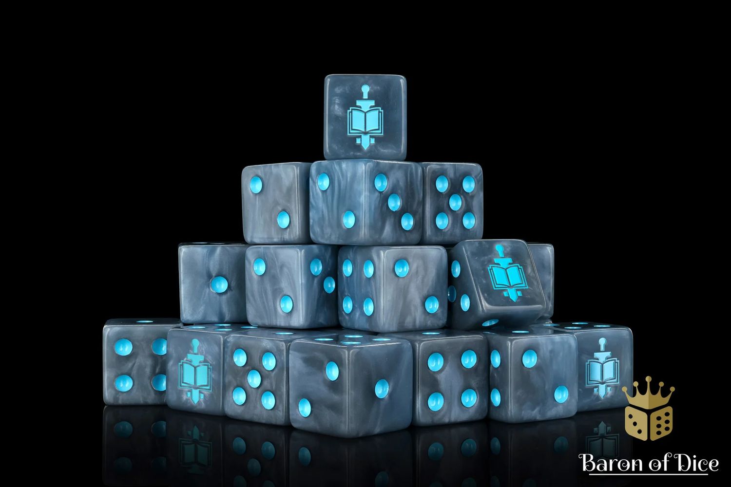 Wargaming Dice - Round Corners, Variant: Warrior Knights