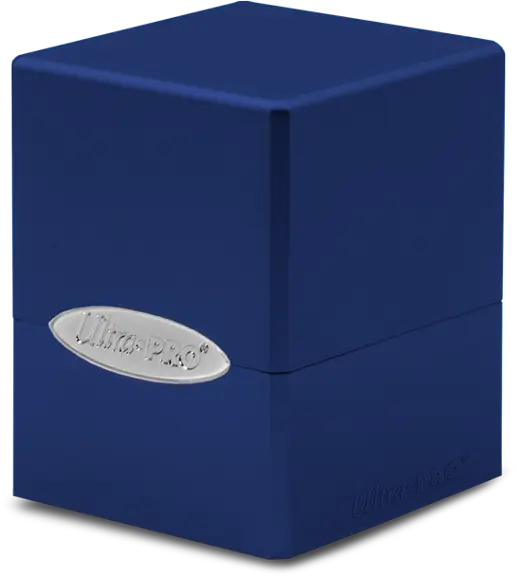 Cube Deck Box, Variant: Satin Blue