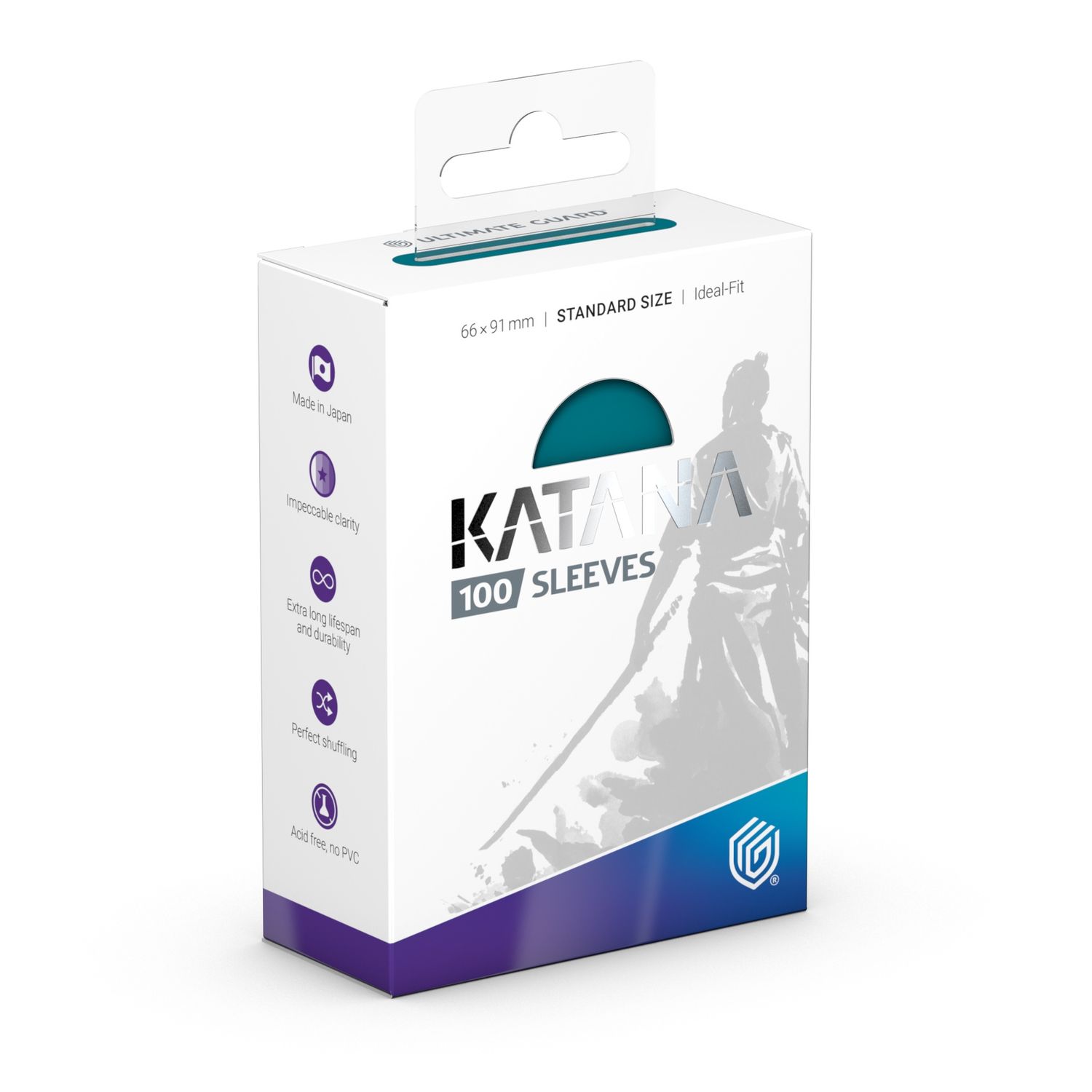 Katana Standard Sleeves (100-Count), Color: Great Wave