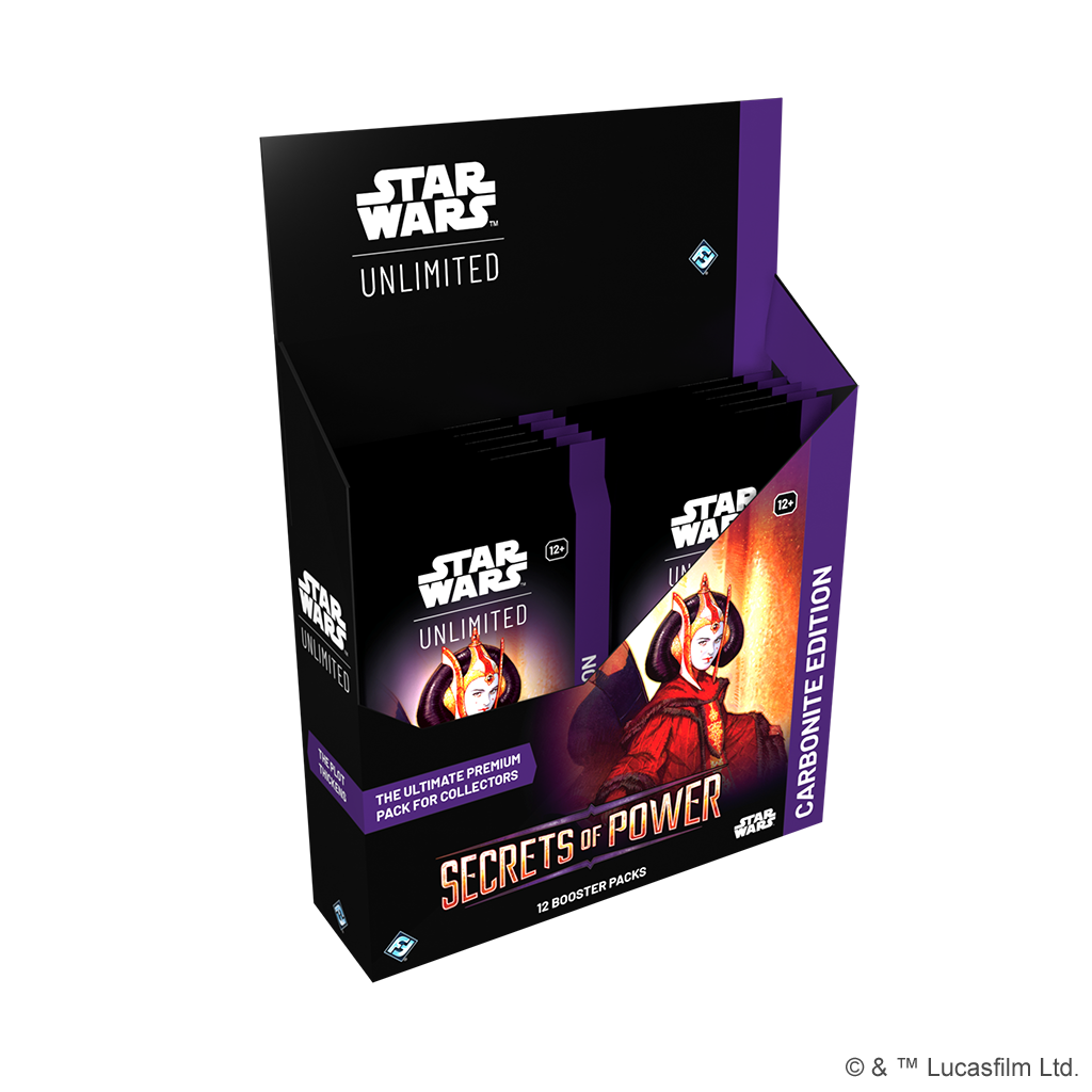Pre-Order: Secrets Of Power Carbonite Booster Box