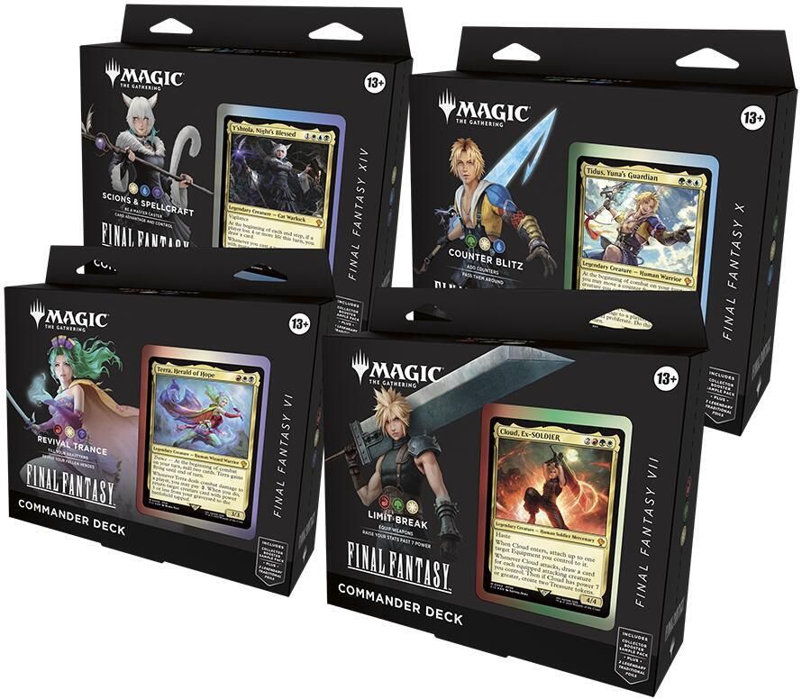 Final Fantasy Commander Decks Display Box