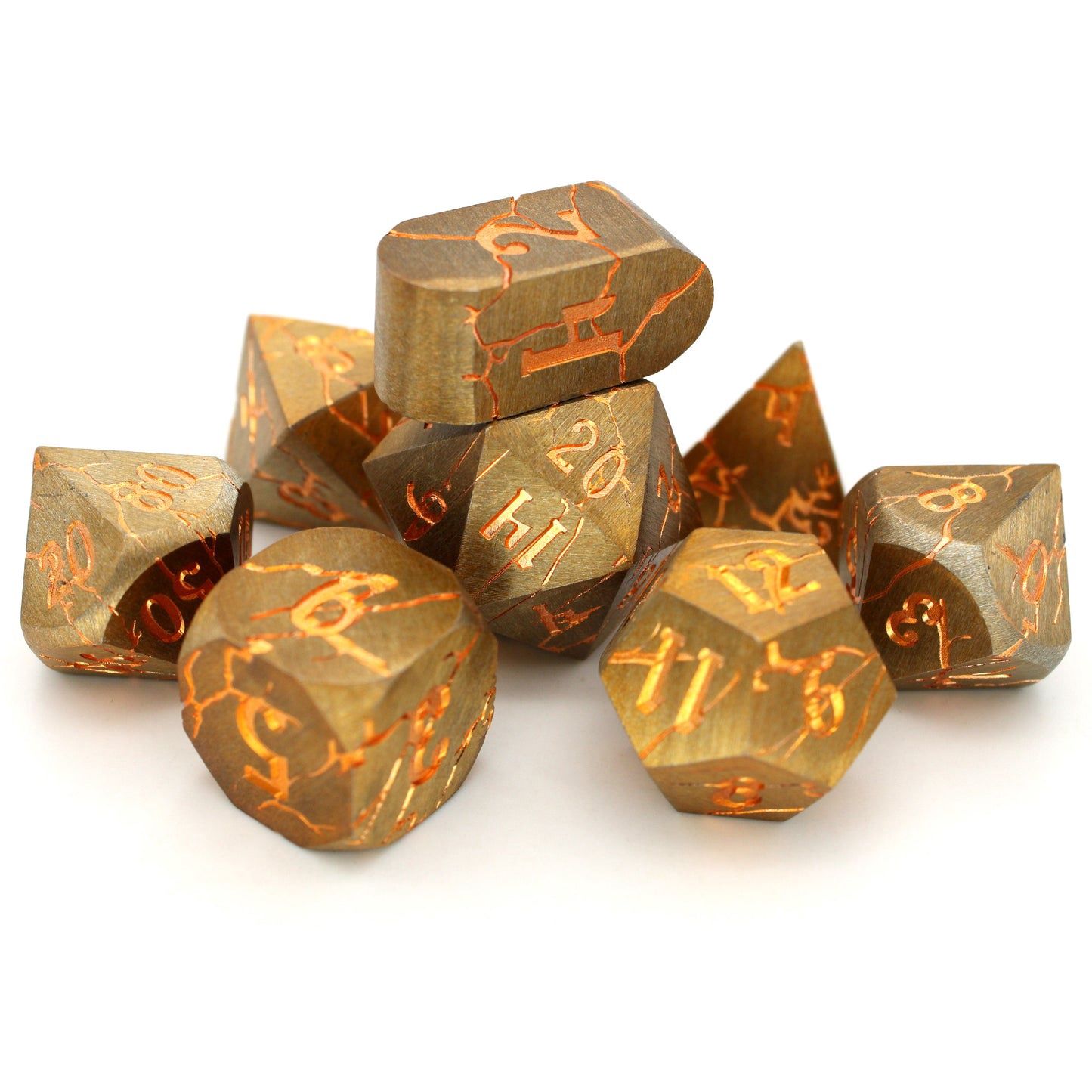 Luxury Dice Set, Color: Avernus Furnace